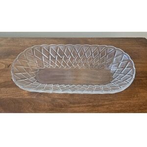 Indiana Glass Pretzel Serving Bowl